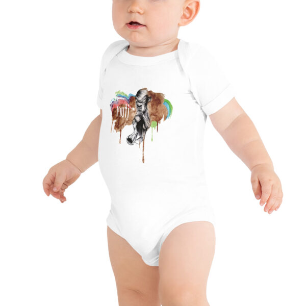 Muti OG Paint - Baby short sleeve one piece - Image 7