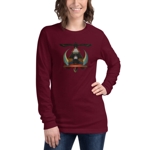 Dov1 Presents Clipping Paths 3 - Nome Edonna Art - Unisex Long Sleeve Tee - Image 3