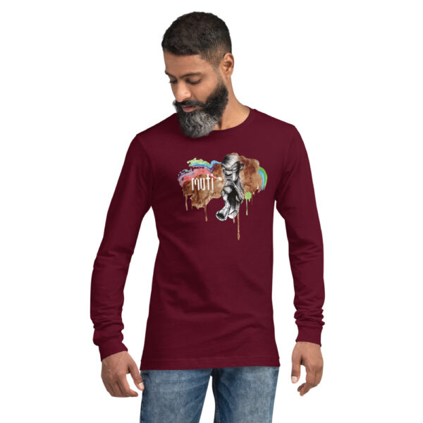 Muti OG Paint - Unisex Long Sleeve Tee - Image 3