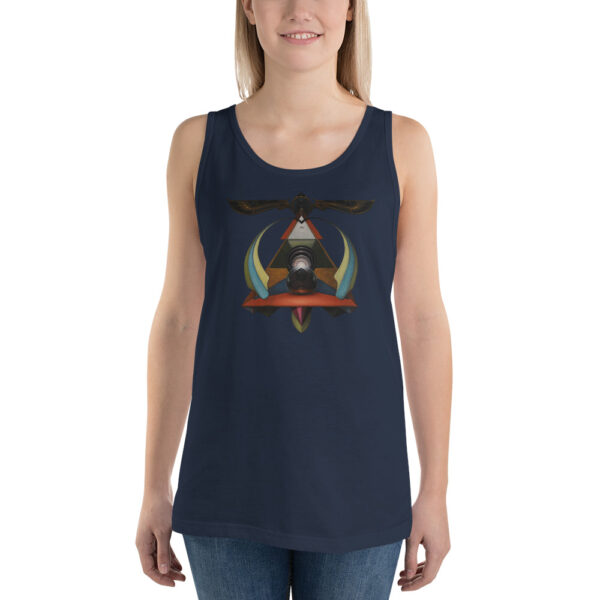 Dov1 Presents Clipping Paths 3 - Nome Edonna Art- Unisex Tank - Image 3