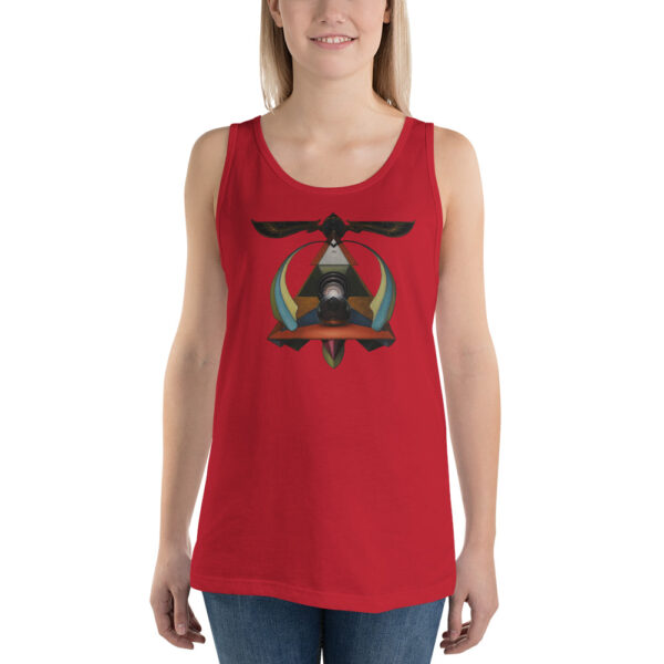 Dov1 Presents Clipping Paths 3 - Nome Edonna Art- Unisex Tank - Image 4