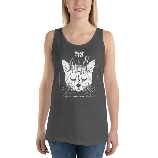 Beat Kitty - Stay Hungry - Unisex Tank Top - Image 6