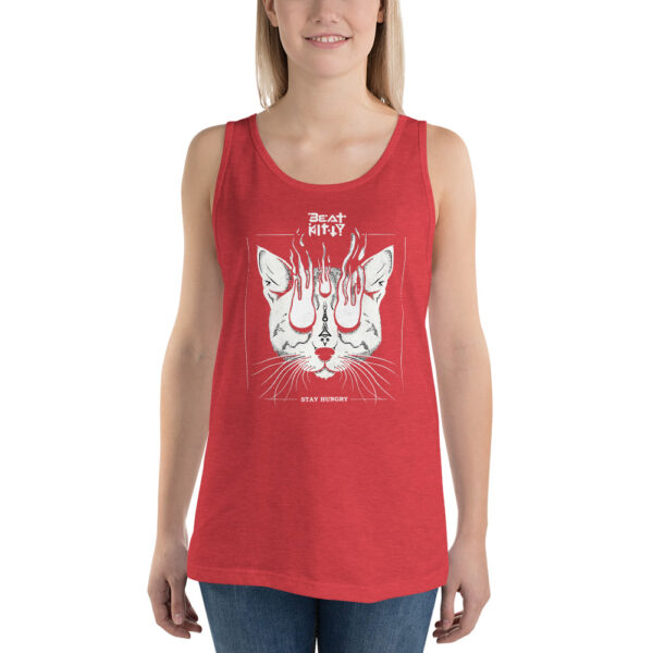 Beat Kitty - Stay Hungry - Unisex Tank Top - Image 7