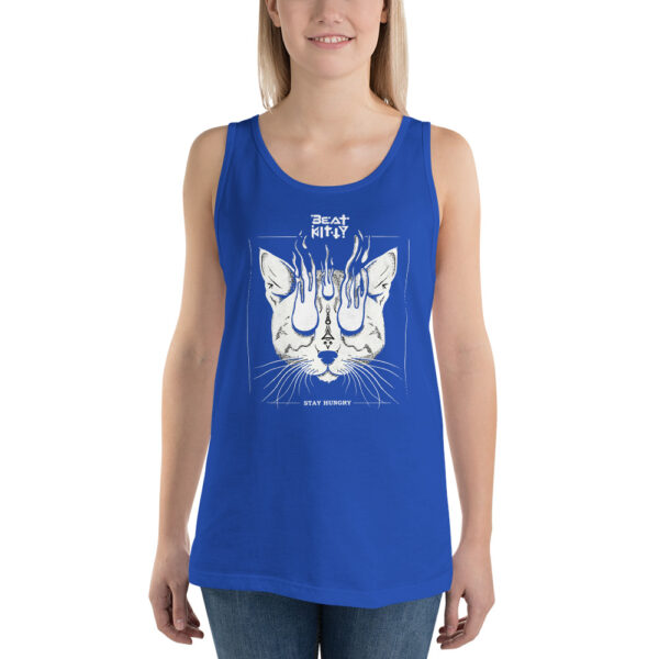 Beat Kitty - Stay Hungry - Unisex Tank Top - Image 5