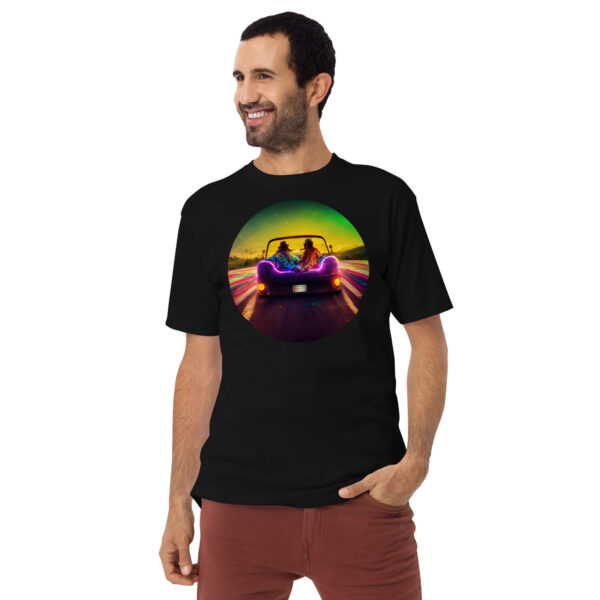 Willdabeast Superhighway Afterglow - Men’s premium heavyweight tee - Image 2