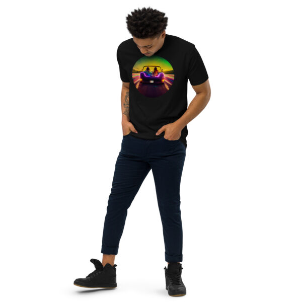 Willdabeast Superhighway Afterglow - Men’s premium heavyweight tee - Image 8